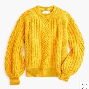 Demylee x J.Crew Balloon Sleeve Sweater